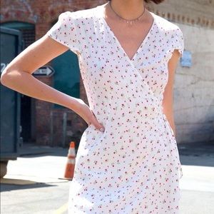Brandy Melville Floral Wrap Mini Dress